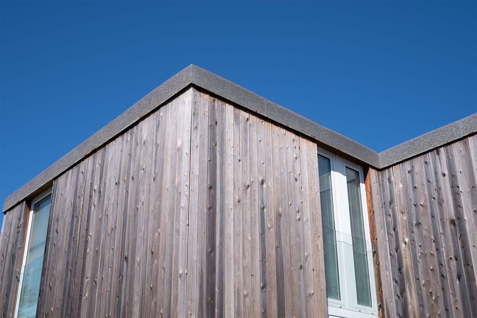 Wood Cladding On The Exterior Of A Home