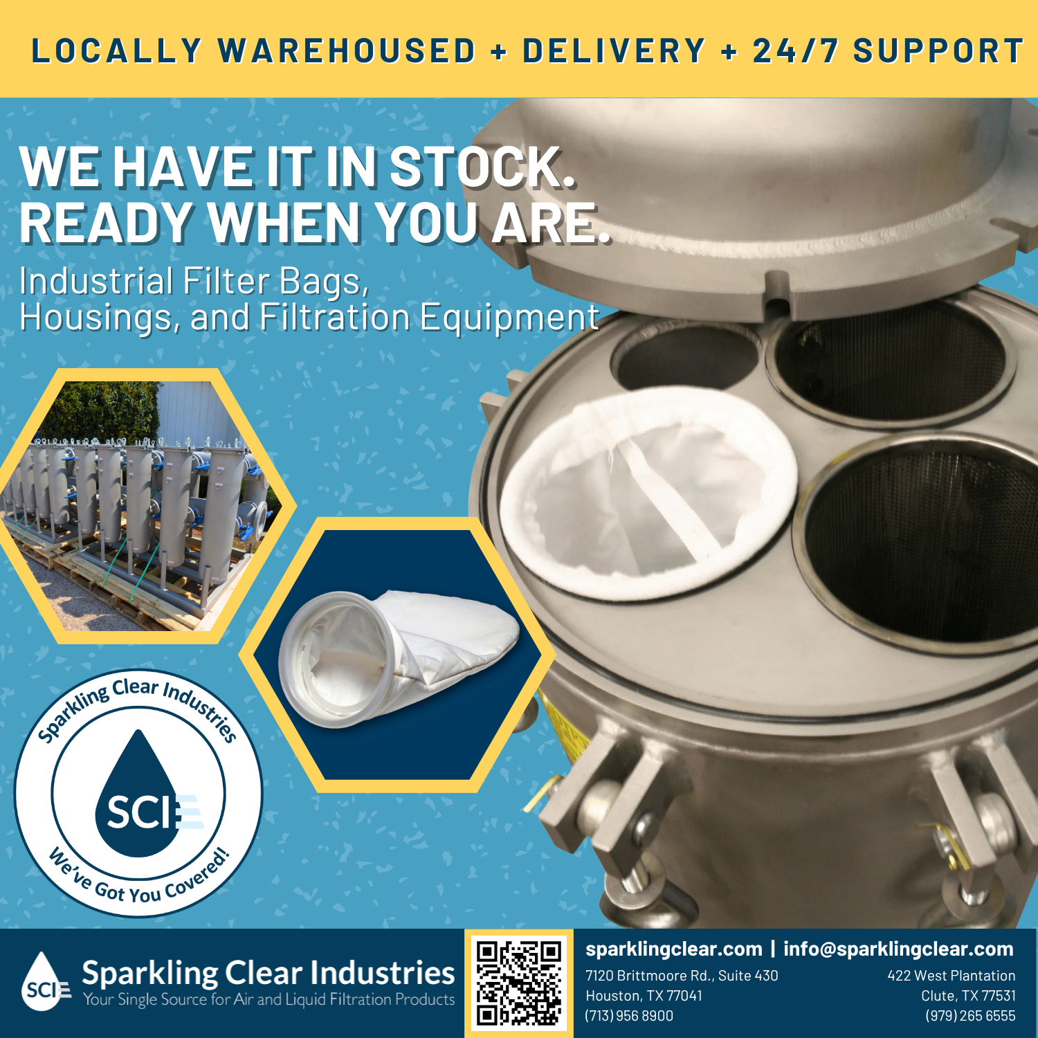 Sparkling Clear Industries is featured throughout the latest issue of BIC Magazine, highlighting fil