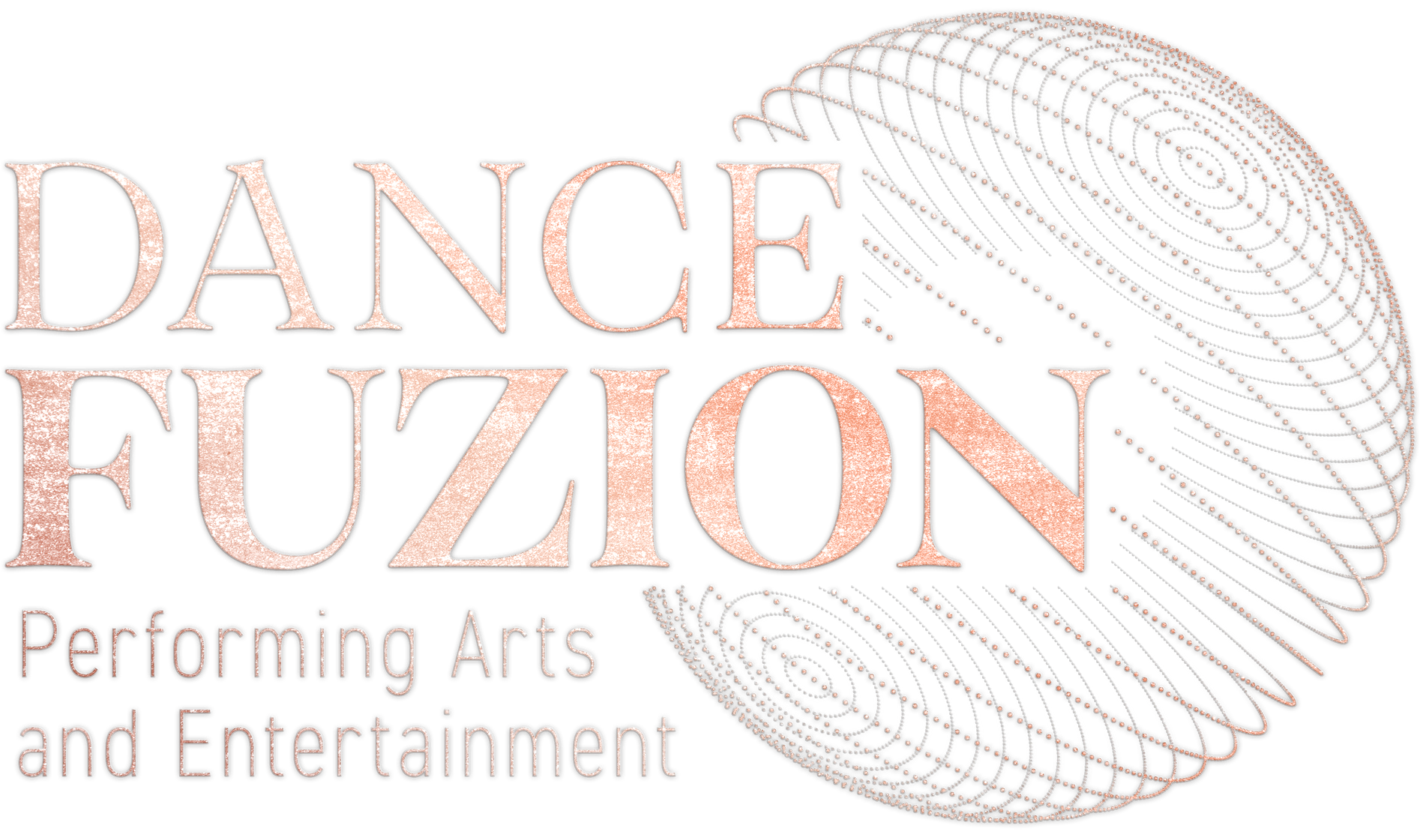 Dance Fuzion Rose Gold Logo