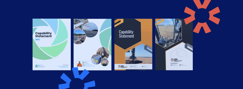 Cover pages of capability statements for BTP Civil Solutions and S&S Piletech