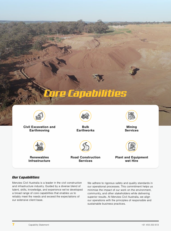 A capability statement