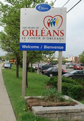 Orleans welcome sign