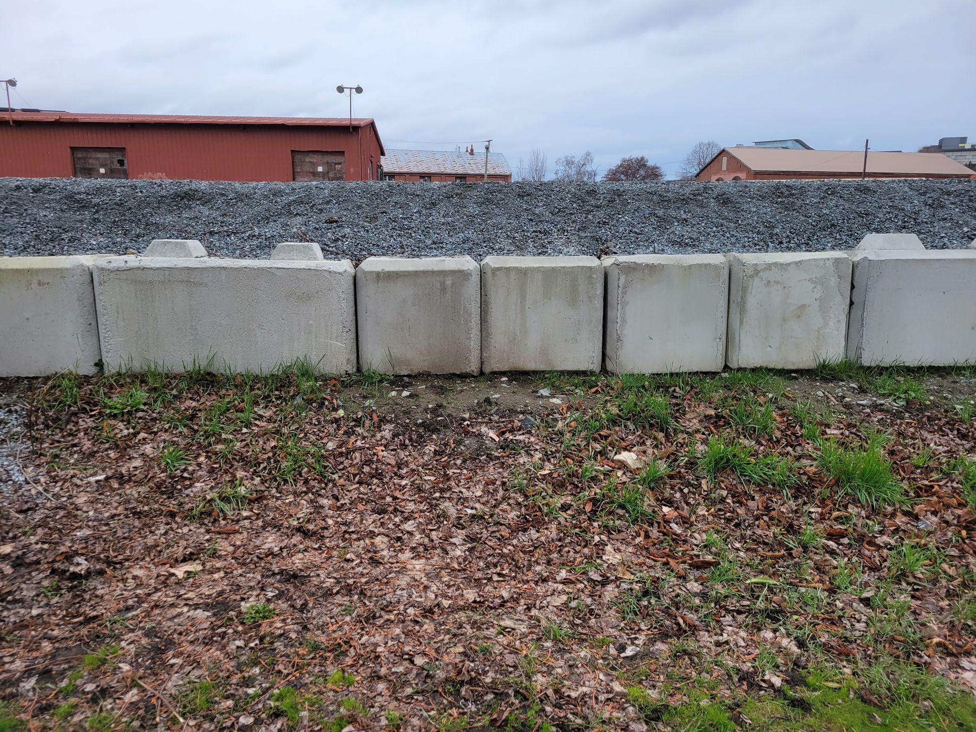 concrete block retaining wall