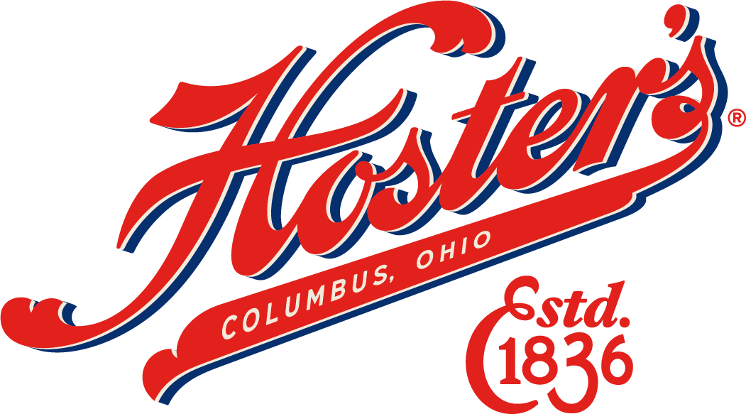 Hoster's Columbus, Ohio Std. 1836 script logo