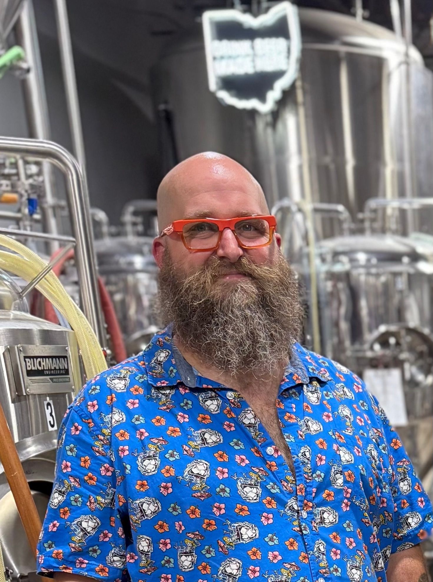 Andy Rich, Head Brewer in the brewhouse