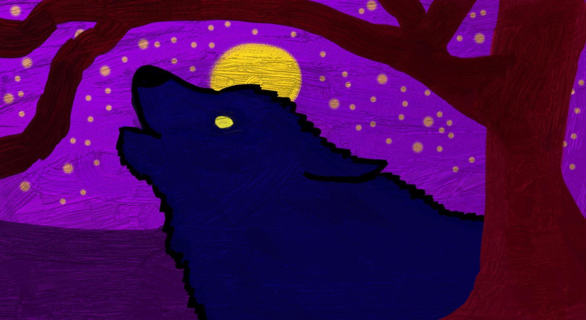 Howling Wolf (ArtRage) By J.M