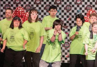 CAA  theatre students performing.