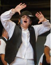 CAA theatre students performing on stage