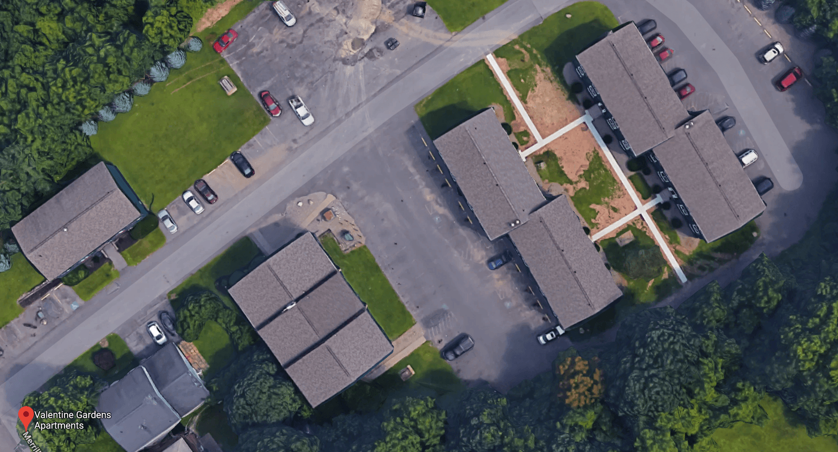 Valentine Gardens aerial image