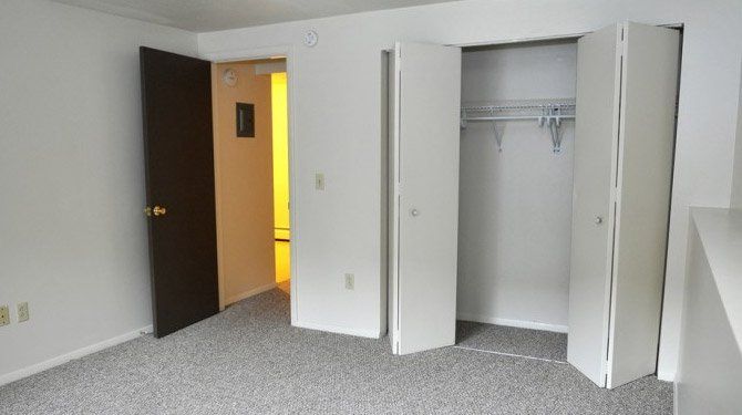 Bedroom with closet