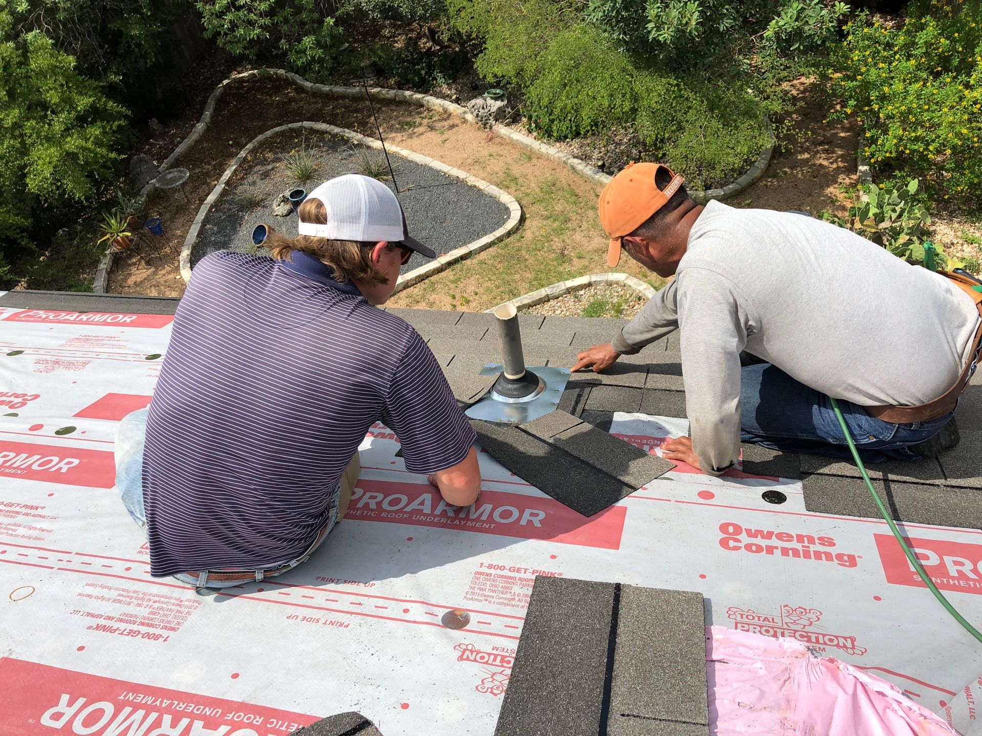 installing a three tab asphalt dimensional shingle