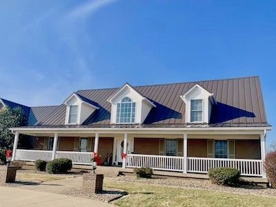 top tier, 24 gauge standing seam metal roofing