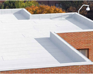 a commercial roof - bitumen