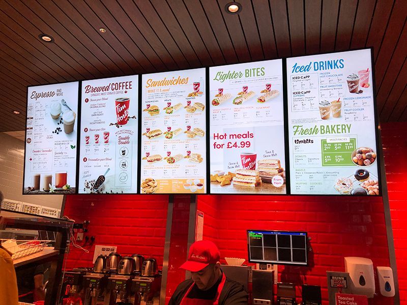 Network Digital Menu Boards 32