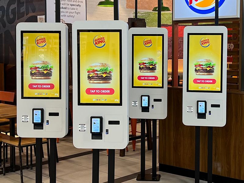 PCAP Self Service Kiosks 27 | Commercial Self Ordering Touch Screen | UK