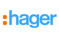 Hager logo: Blue 