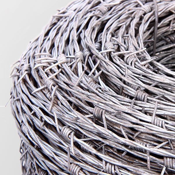 Una valla de alambre rodea un campo de hierba.