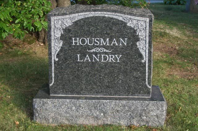 Gravestone with 