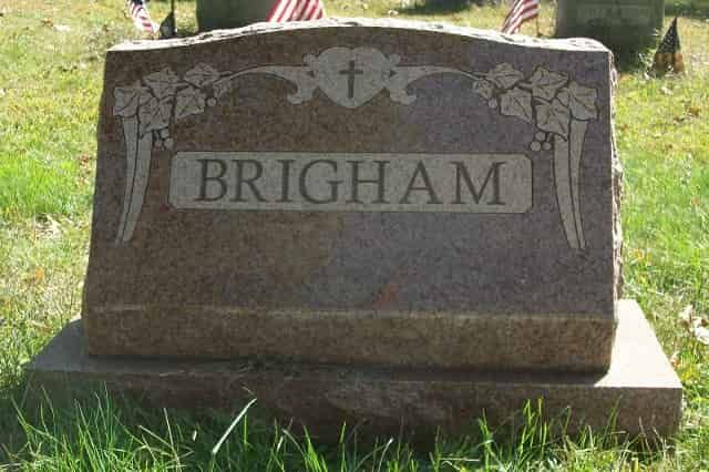 Gravestone with 