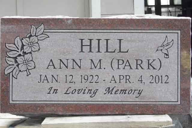 Headstone: 