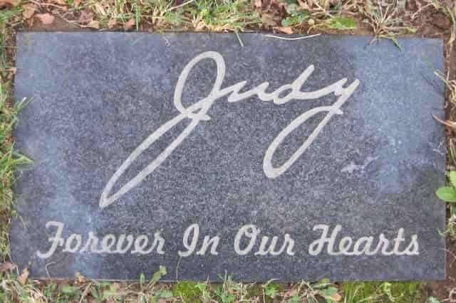 Headstone of 