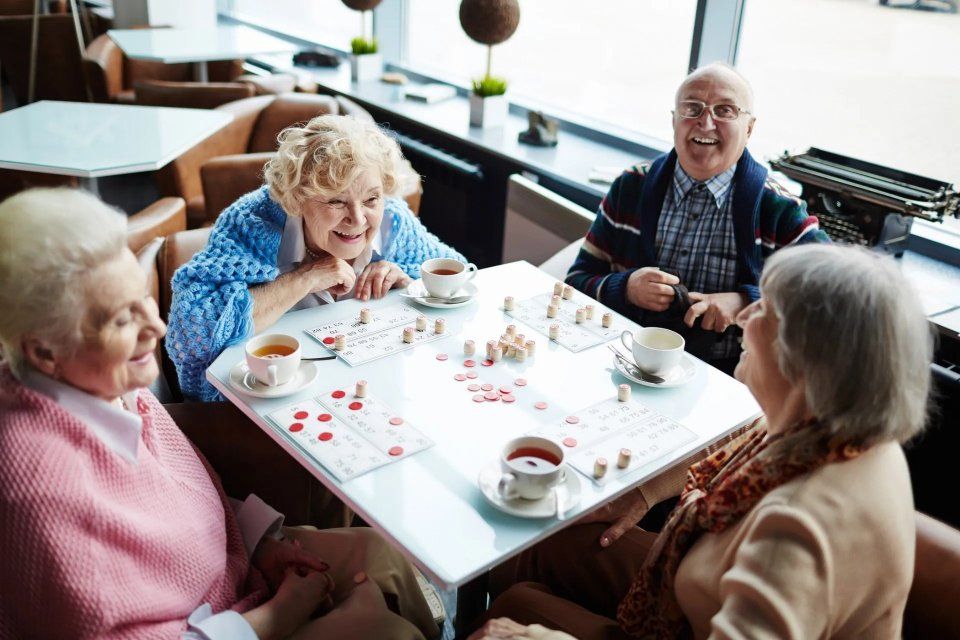 tempo libero alla casa di riposo per anziani