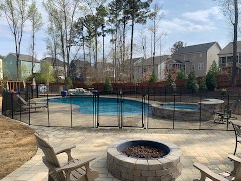 child safety pool fence