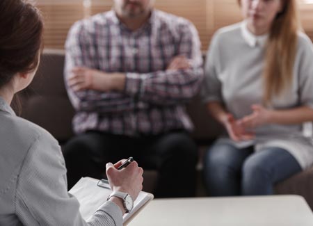 Lawyer — Couple Discussing with their Lawyer in Mclean, VA