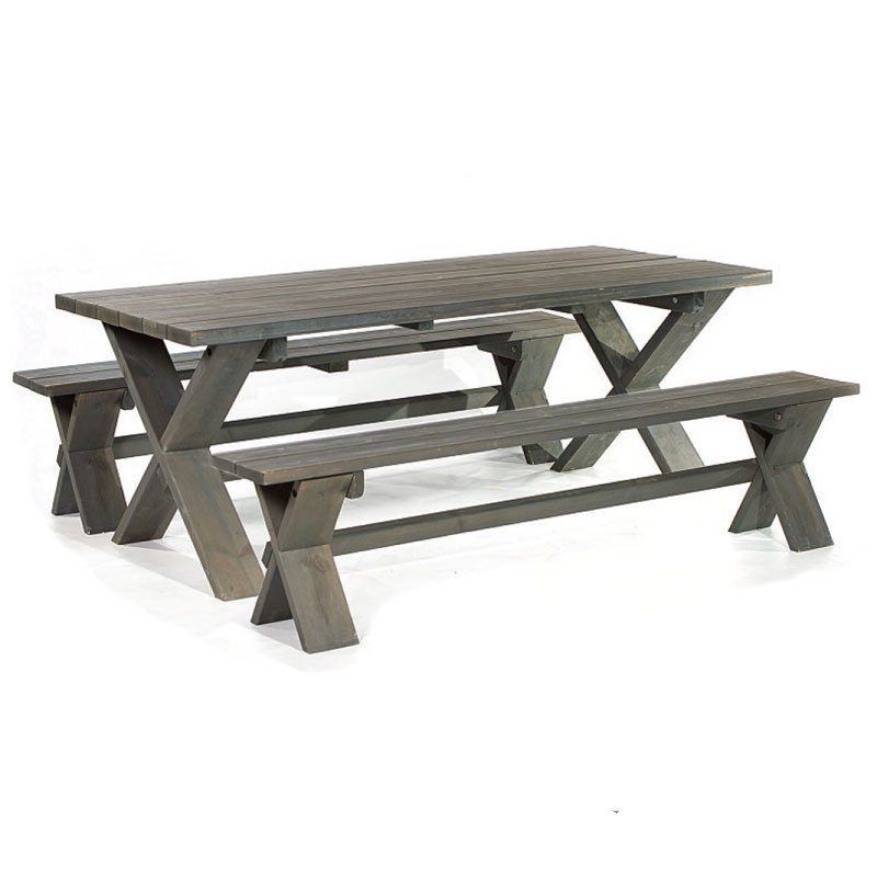 Table and Bench Set