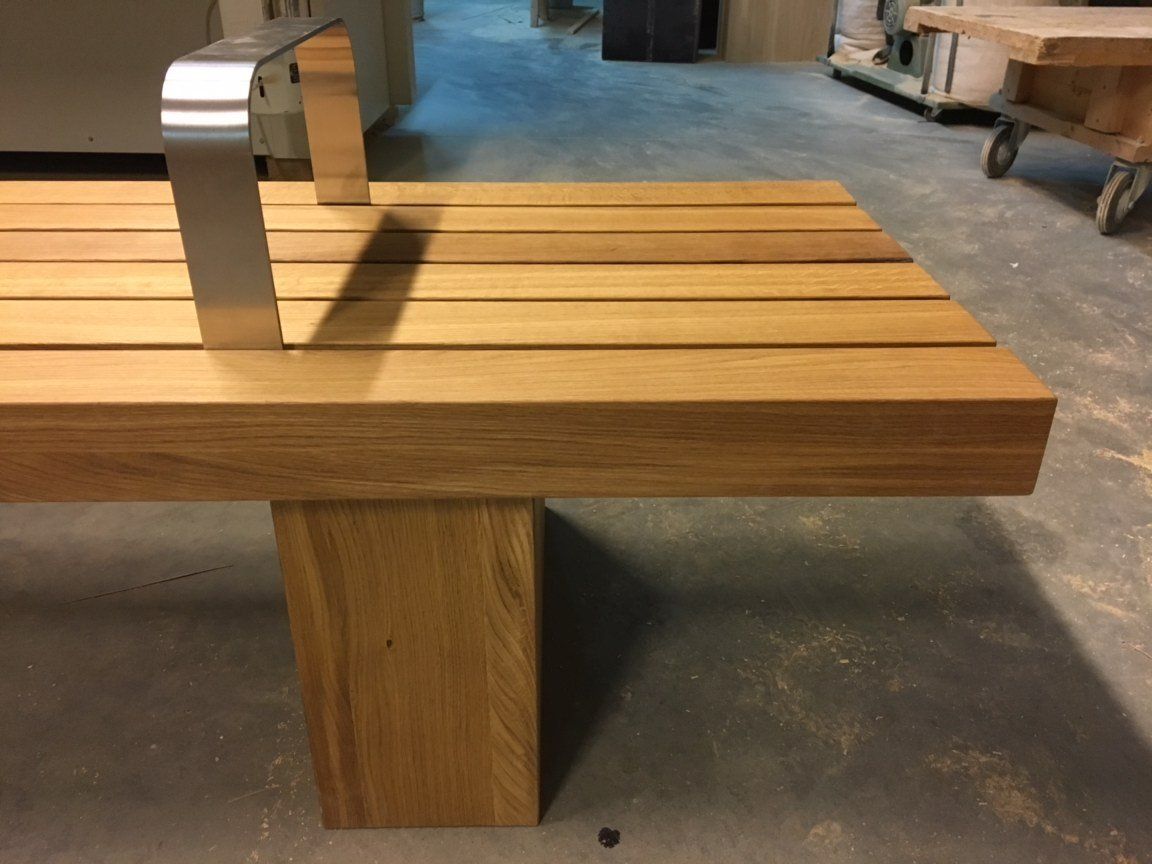 Wooden bench
