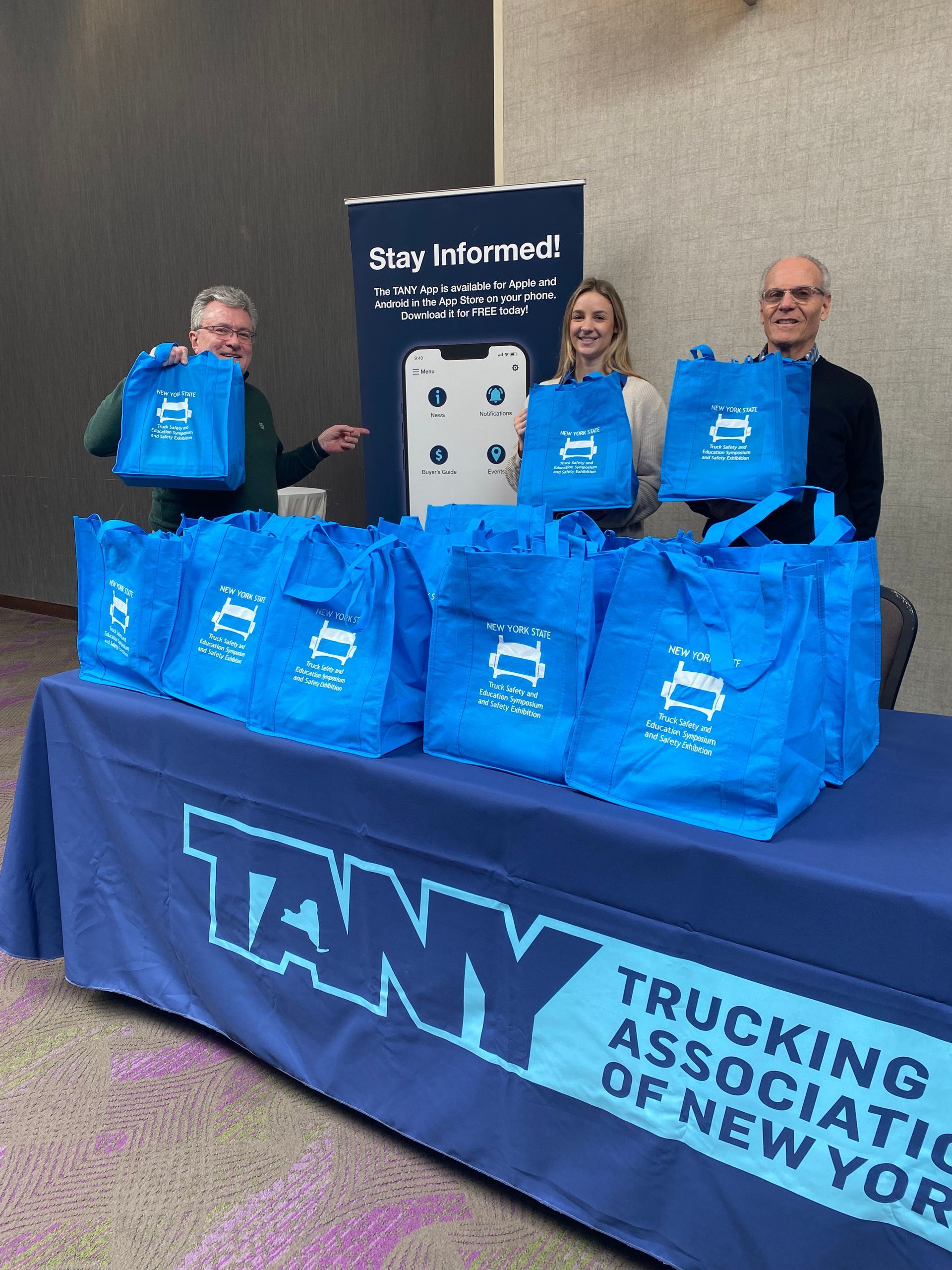 TANY registration table