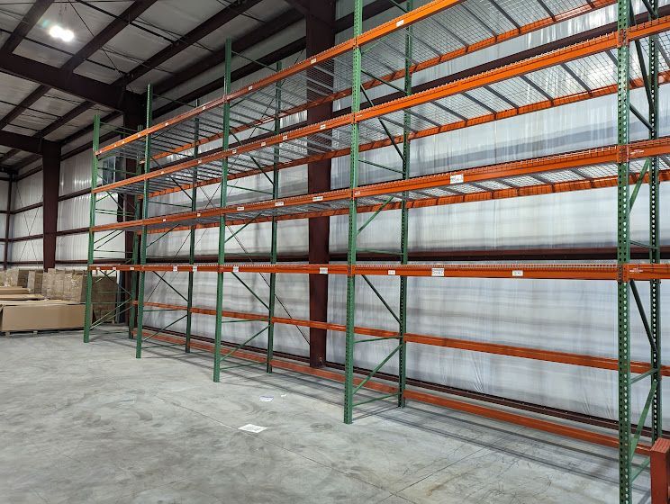 4 shelf pallet rack 20' high x 48
