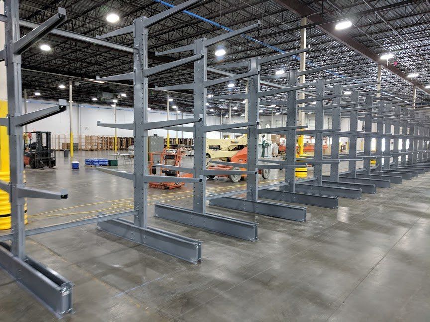 MECO double sided cantilever rack