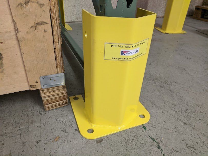 PRP12-5.5 Pallet rack post protector quick ship 12
