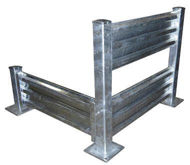 Heavy duty guardrail galvanized finish