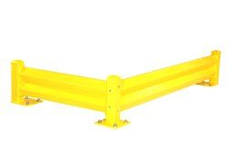 Guardrail with corner post