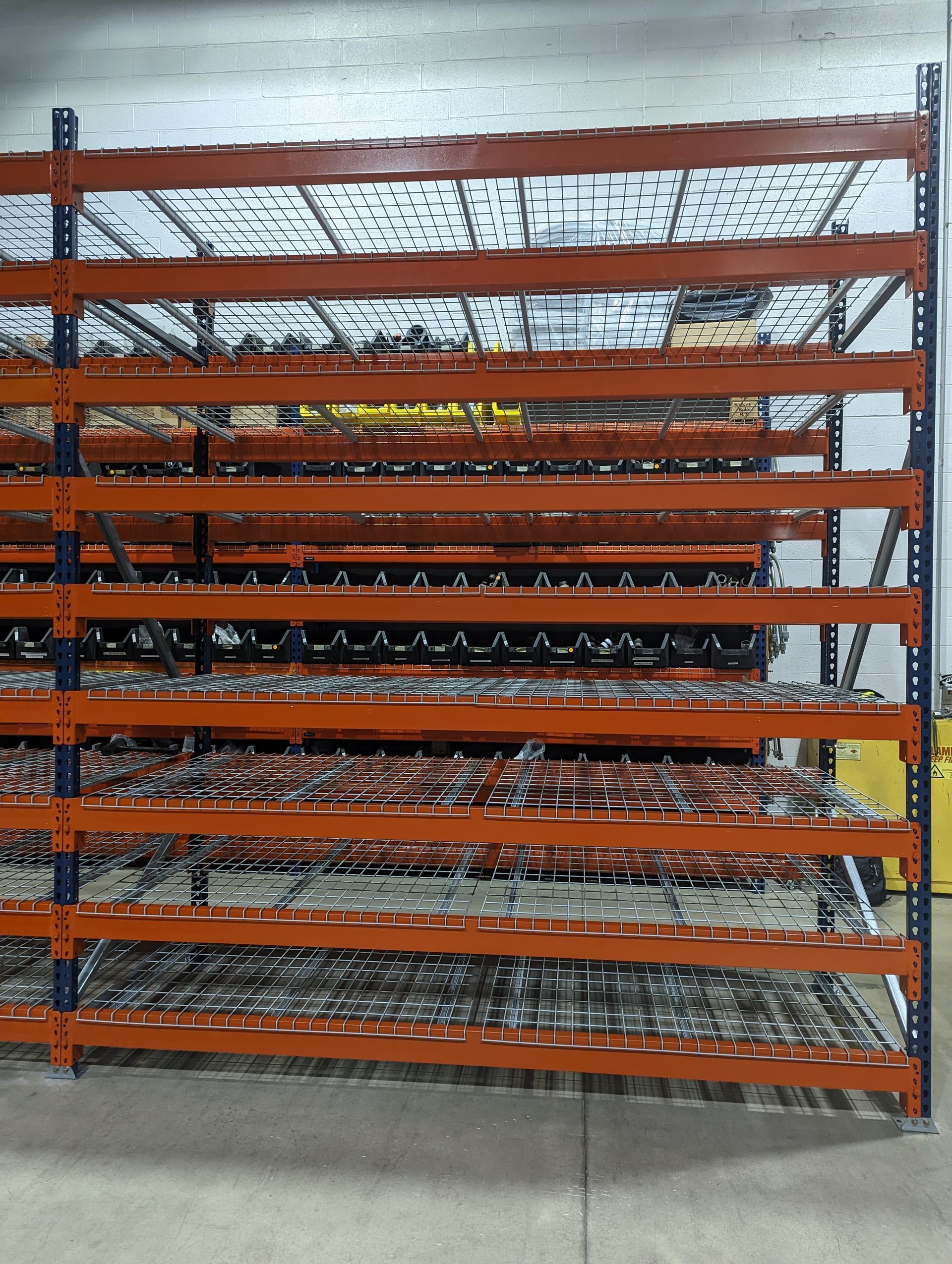 High Density Pallet Rack and Wire Decks in Stock for Quick  Shipment