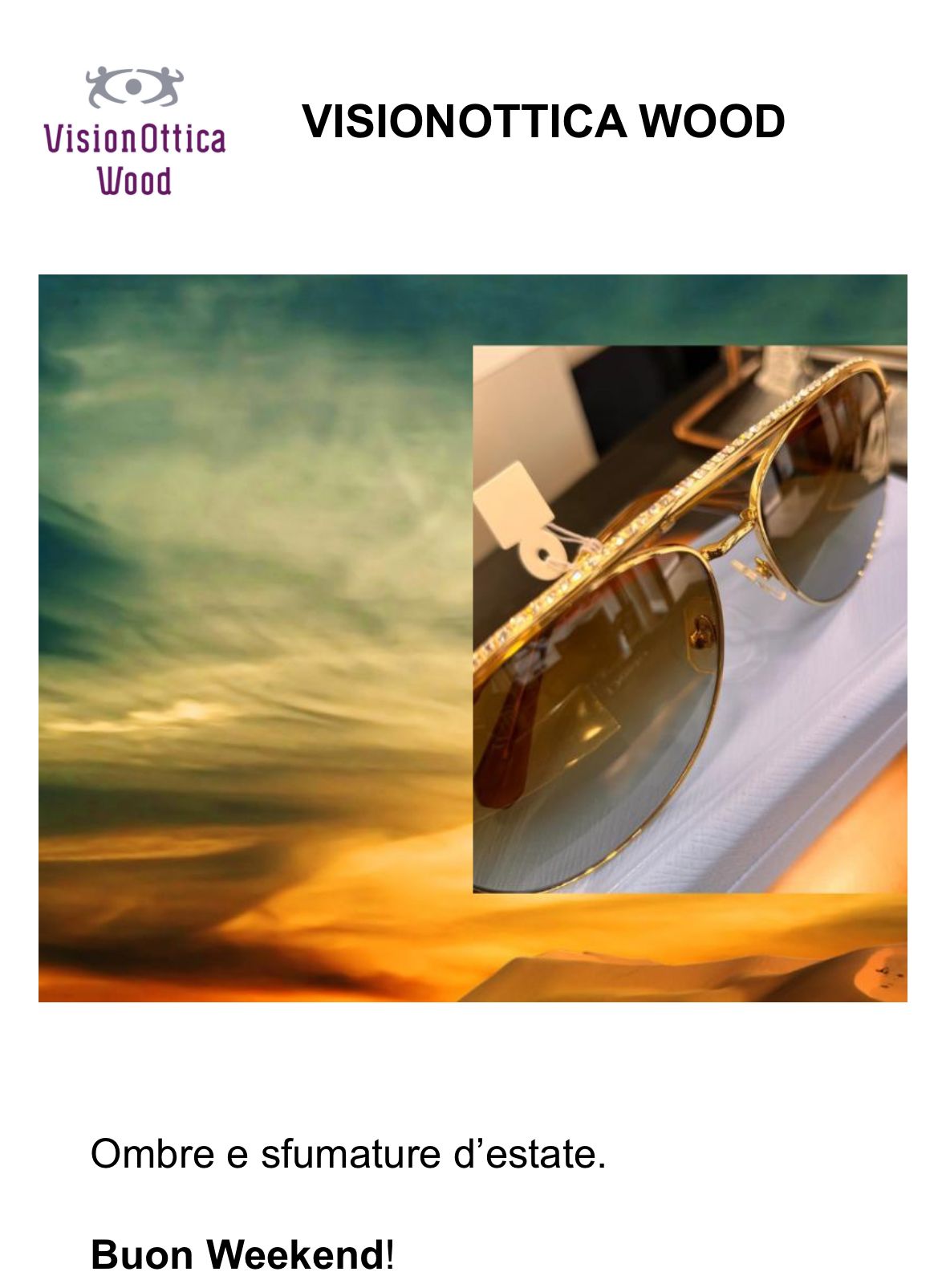 Occhiali promo estiva