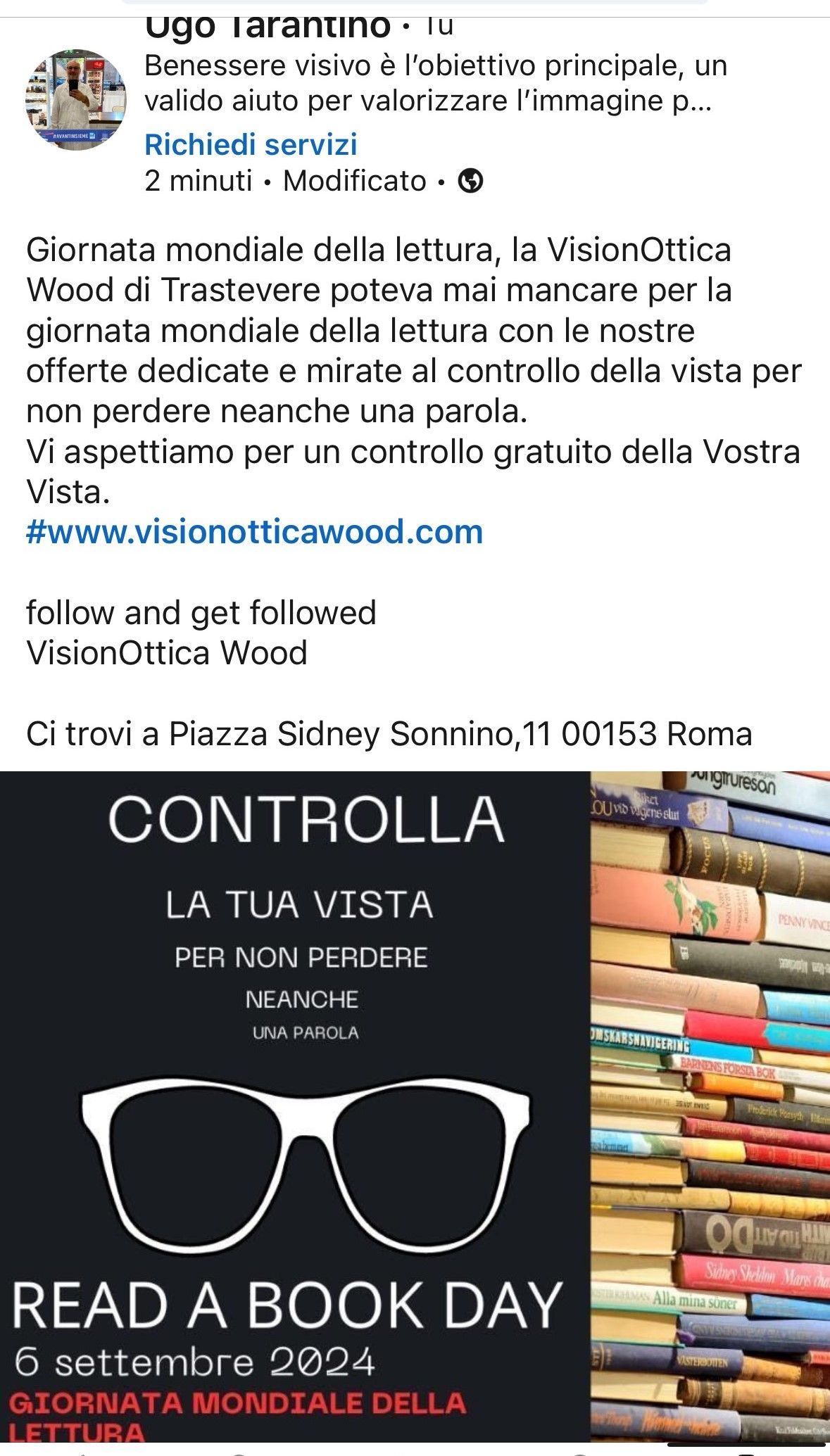 Giornata Mondiale della Lettura