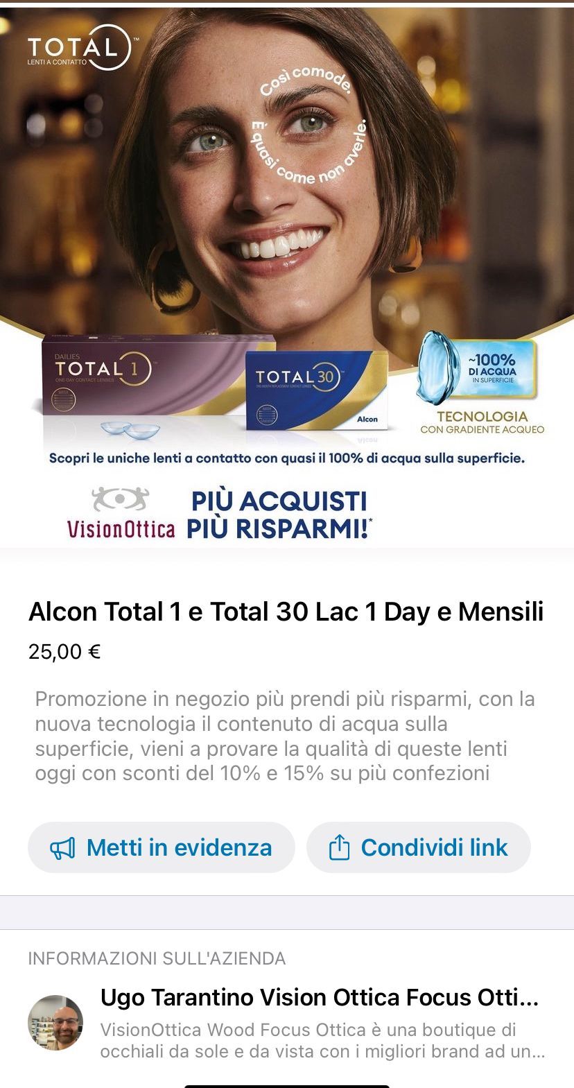 Lenti a contatto Total