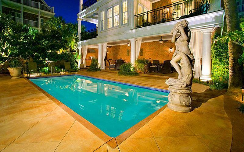 Pool View At Night — Lexington, SC — Southern Living Enterprises