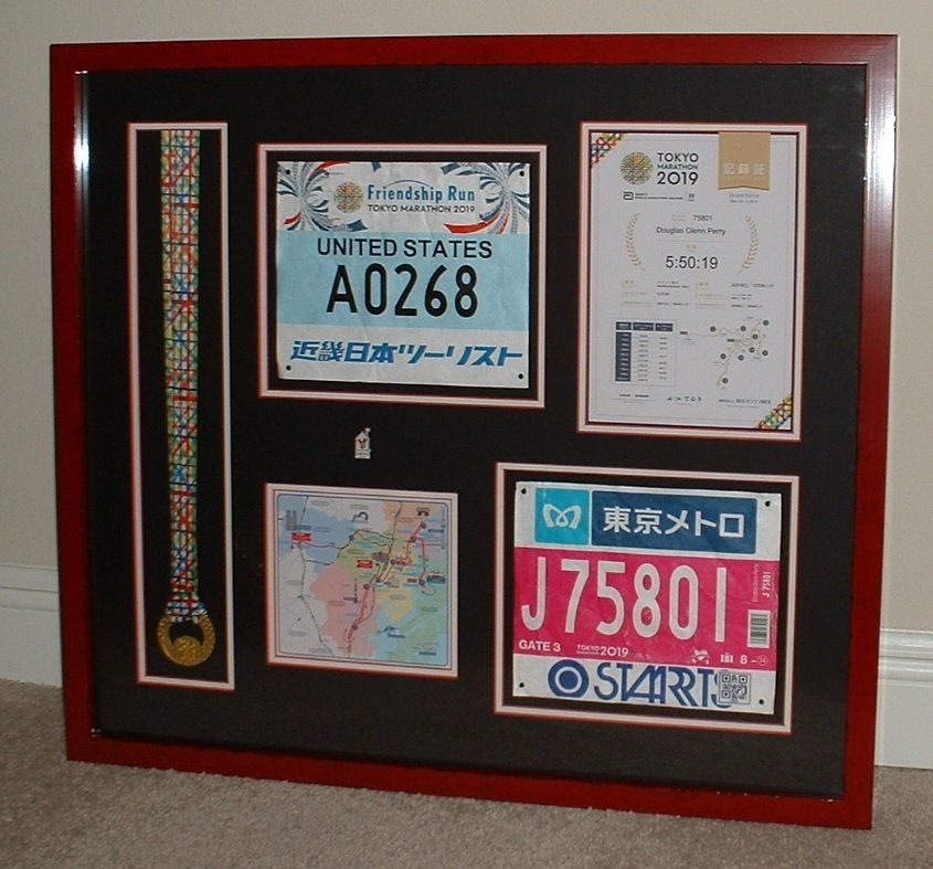 license plates shadow box
