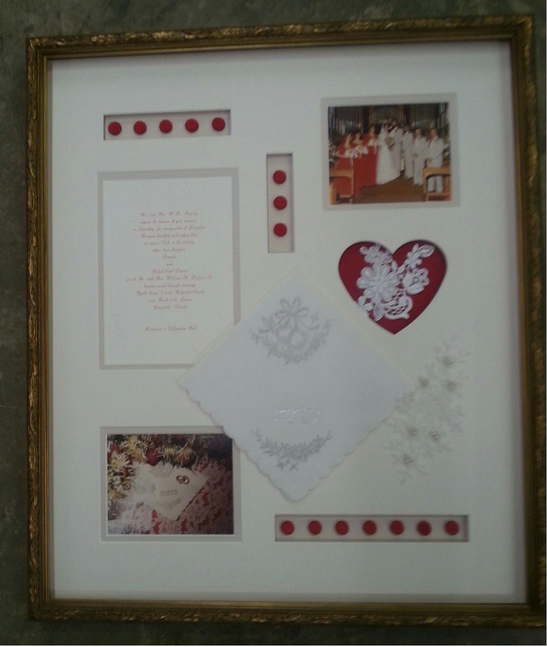 wedding shadow box