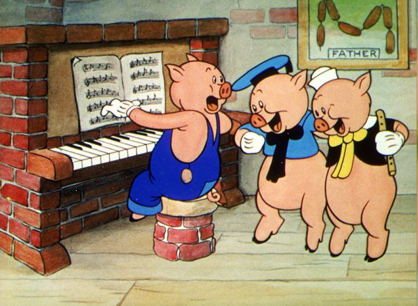 Three Little Pigs Disney 100 years in 100 Weeks