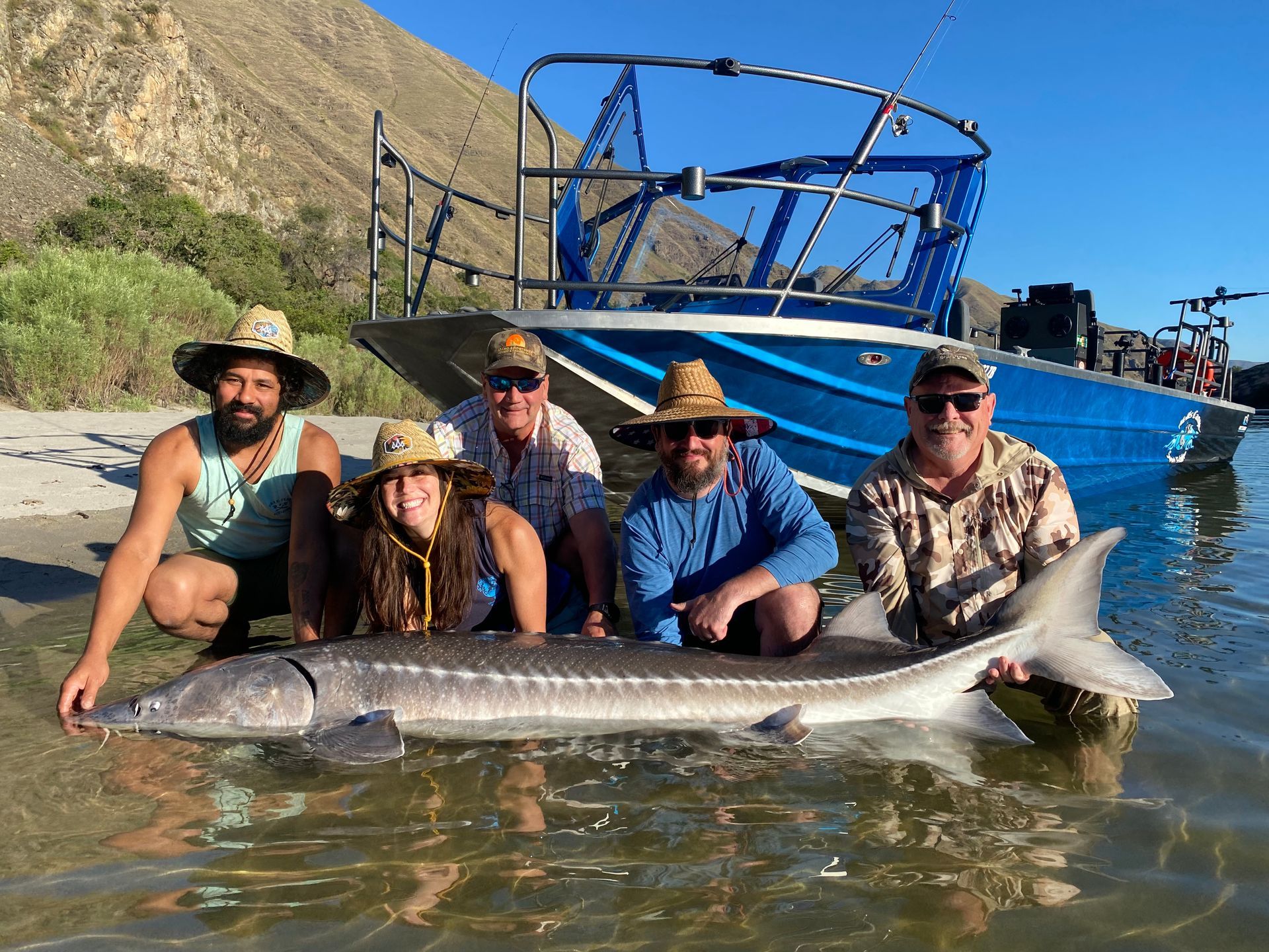 giant sturgeon caught Idaho
