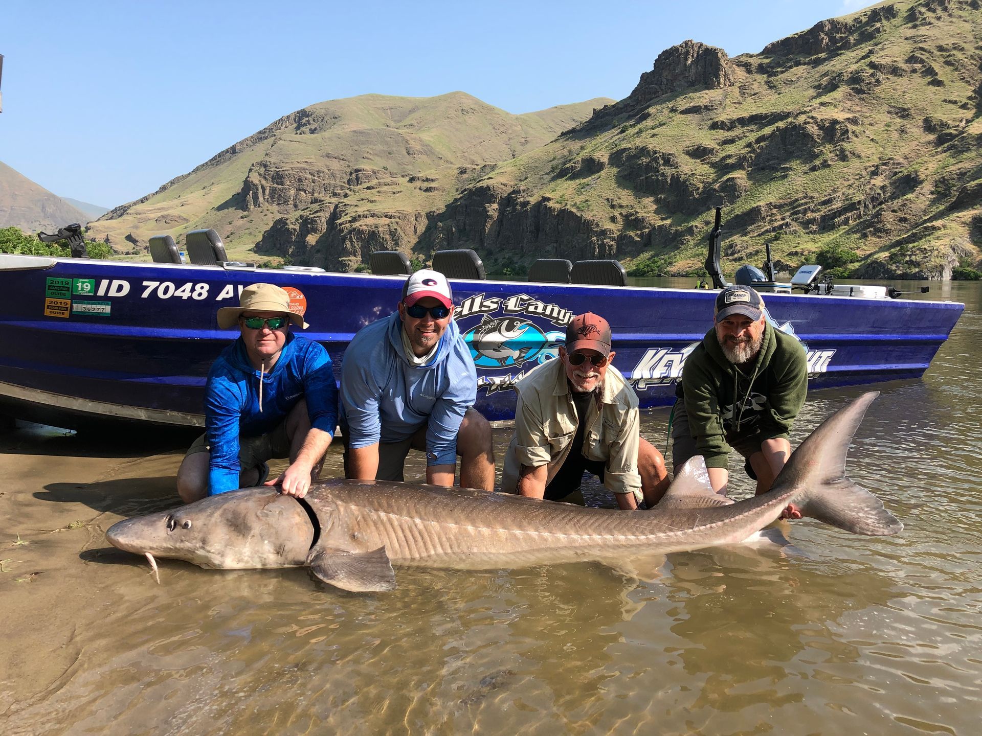 chartered sturgeon fishing trips