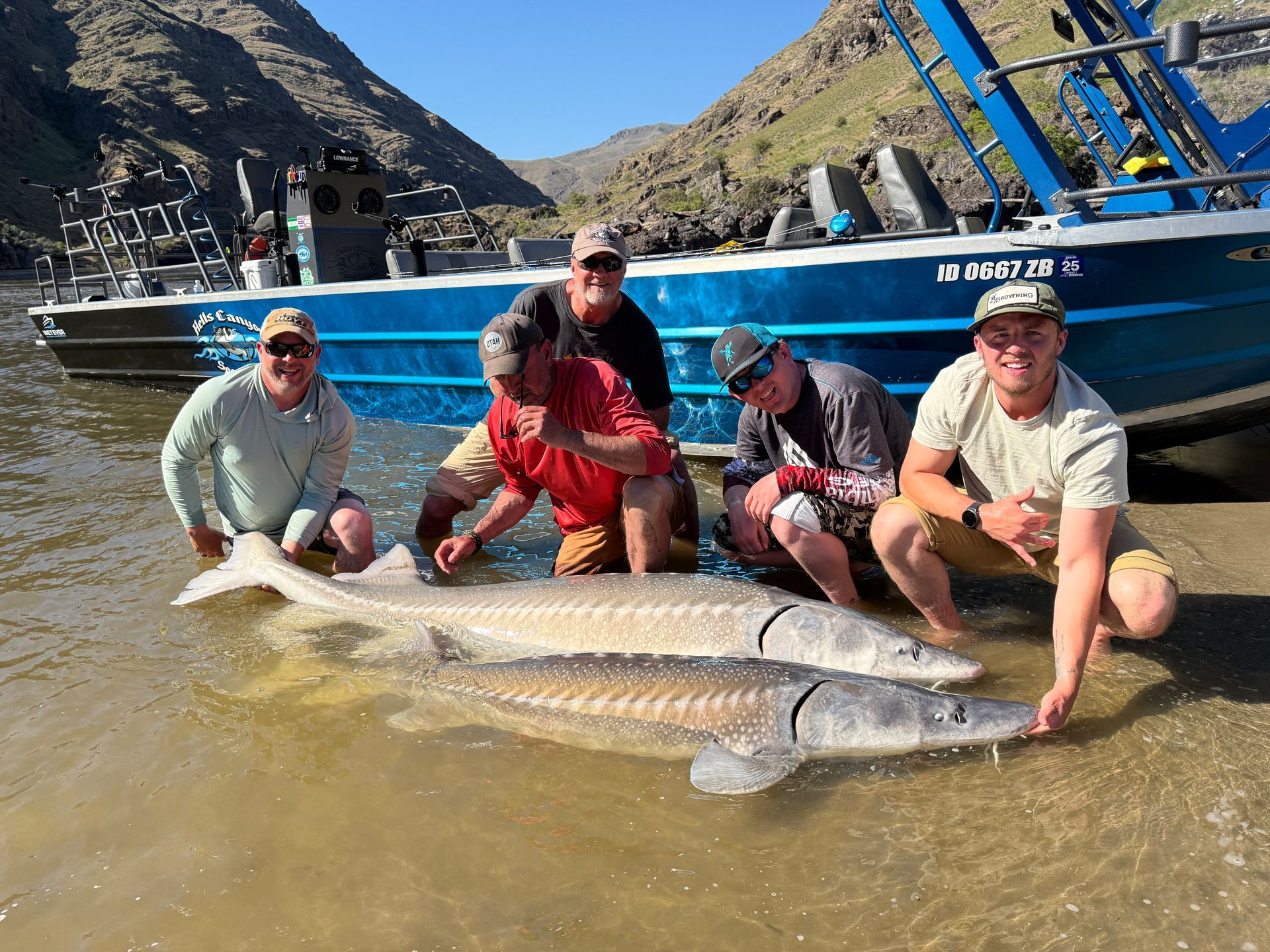 guided sturgeon trips Idaho