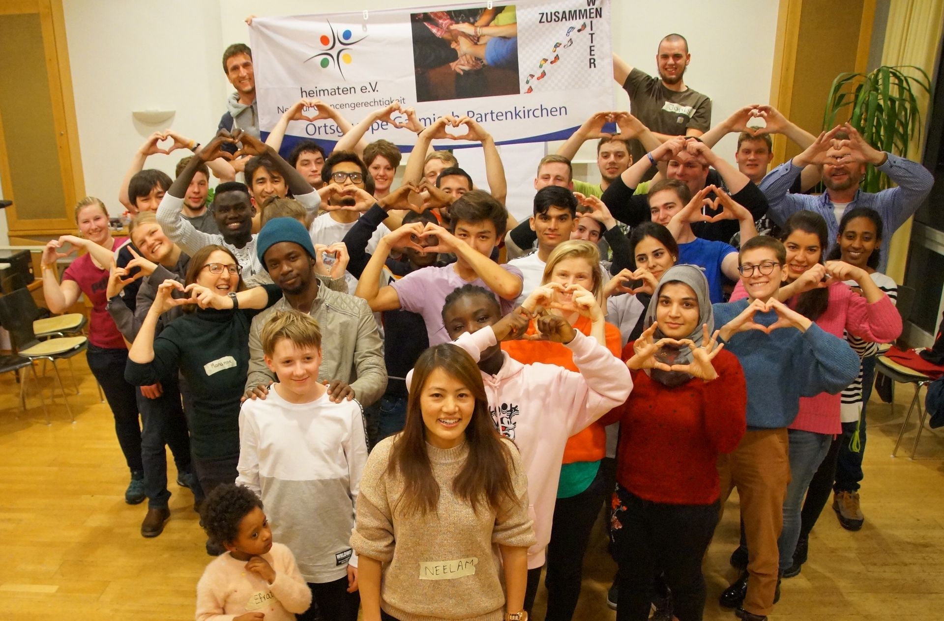 Gruppenfoto heimaten-Jugend und Jungbauernschule