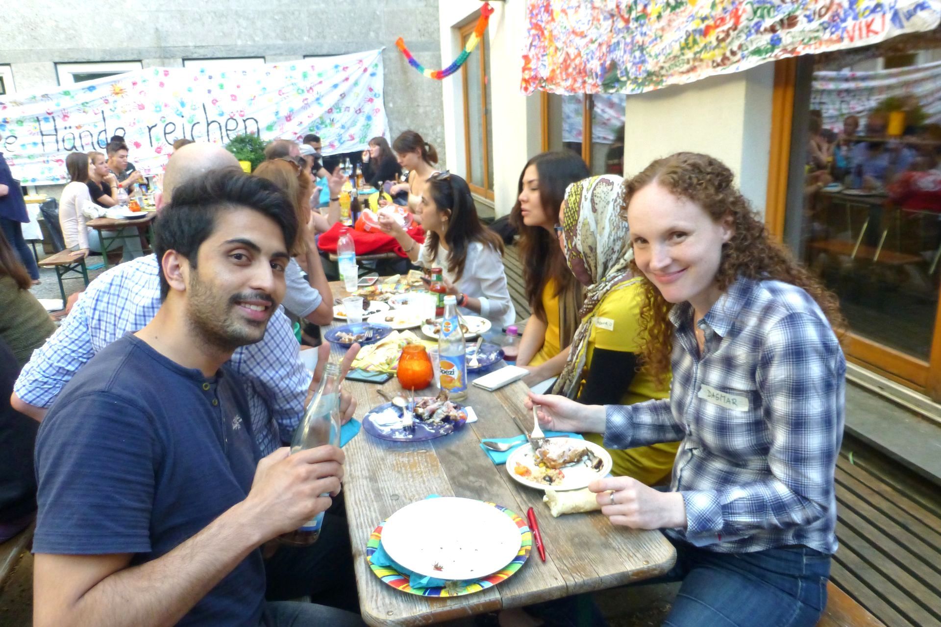 Sommerfest mit Jungem Bündnis für Geflüchtete