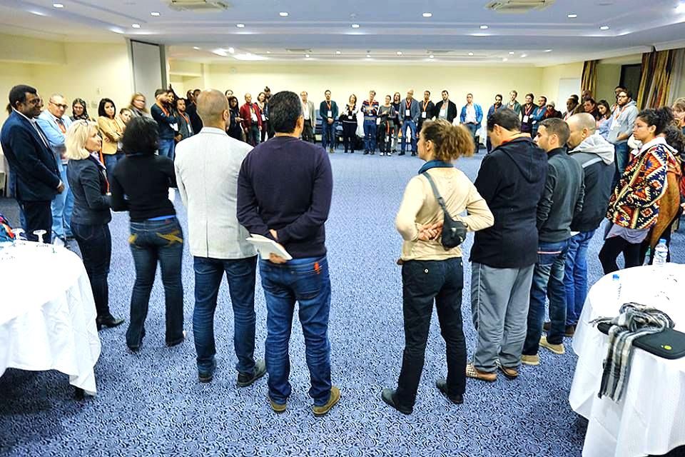 Gruppe bei der Konferenz